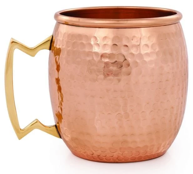 True Brands 16oz Old Kentucky Copper Moscow Mule Mug - Hammered - Image 2