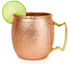 True Brands 16oz Old Kentucky Copper Moscow Mule Mug - Hammered