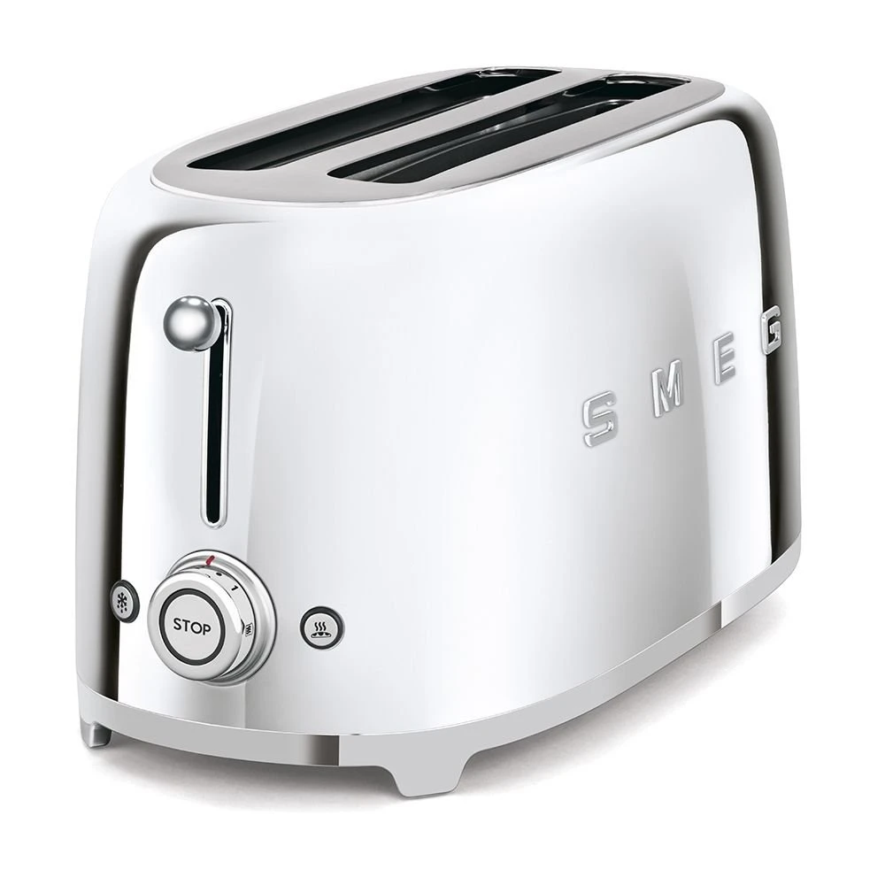 SMEG 4-Slice Toaster | Chrome - Image 2