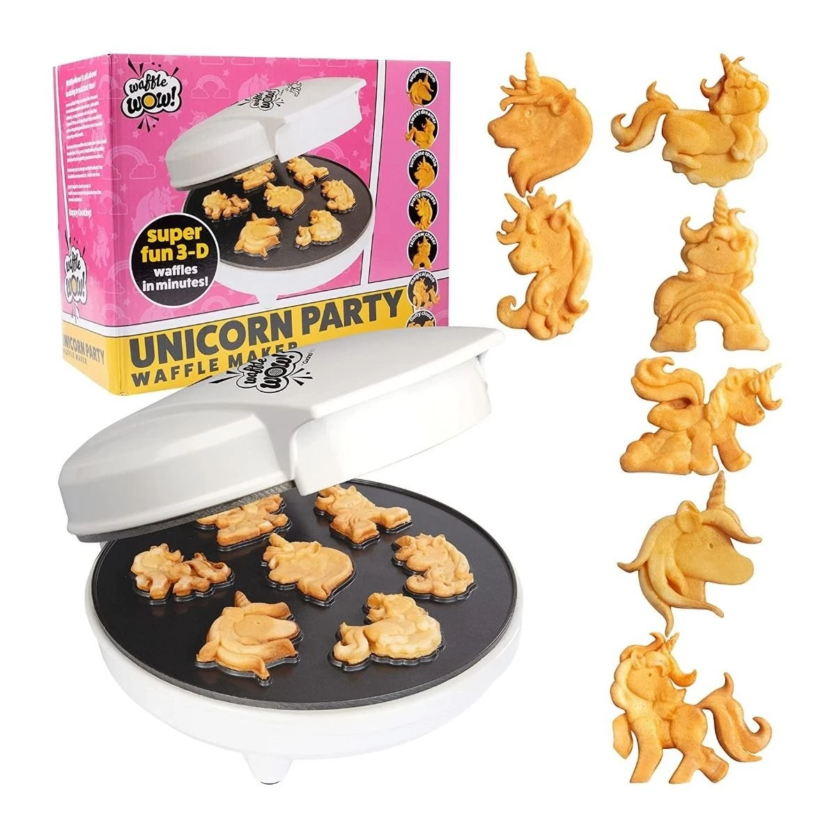 CucinaPro Unicorn Party Waffle Maker