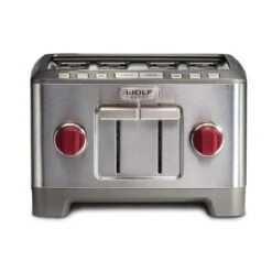Wolf Gourmet 4-Slice Toaster | Red Knobs