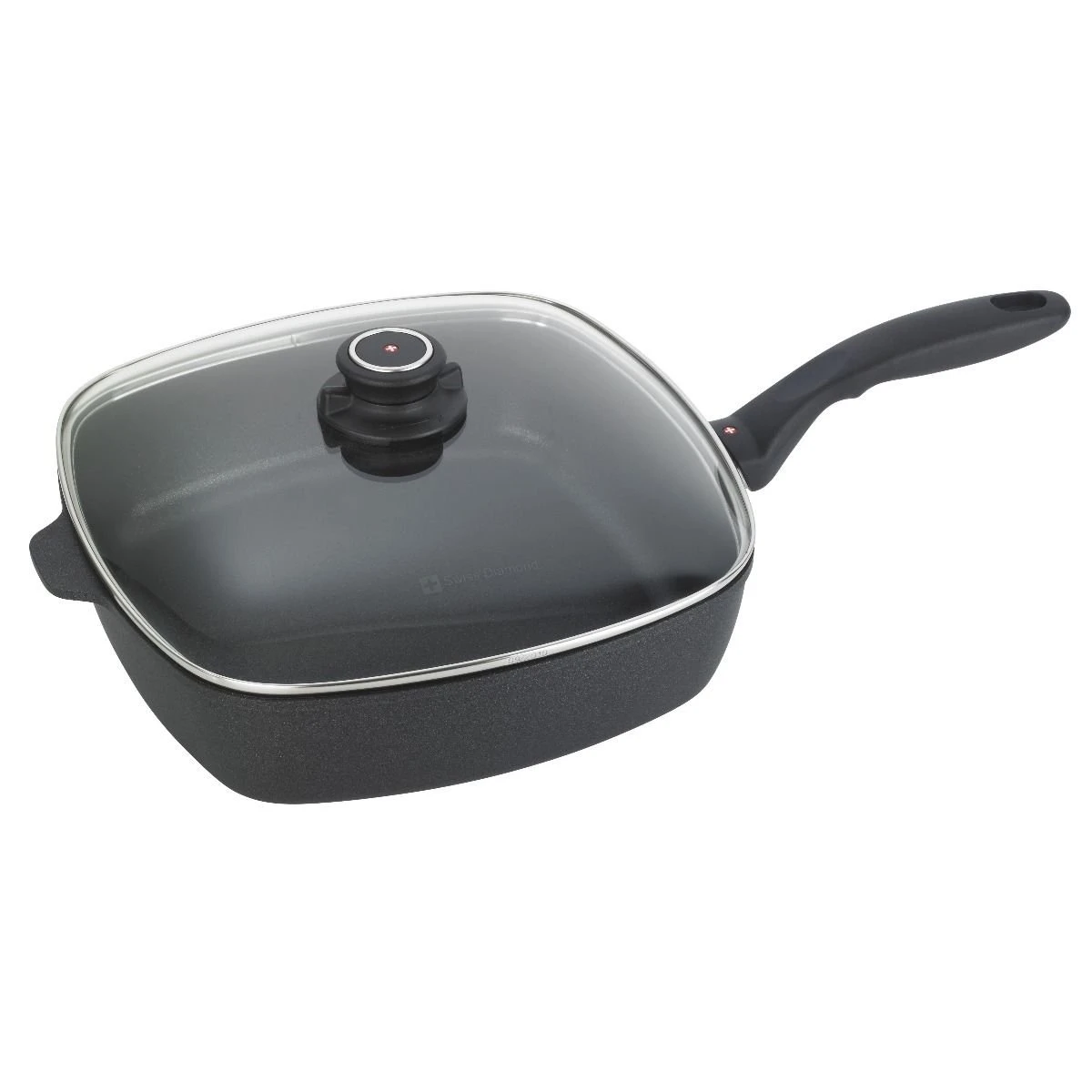 Swiss Diamond | HD Square Sauté Pan With Lid - 11" X 11" (5.3 Qt.)